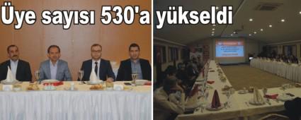 �ye say�s� 530'a y�kseldi