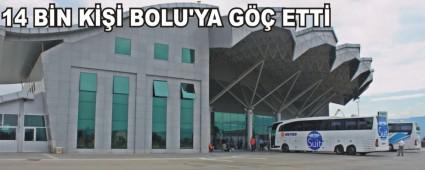 2015 YILINDA 14 B�N K��� BOLU'YA G�� ETT�