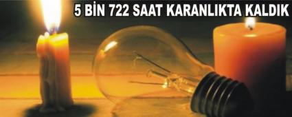 BOLU'DA 5 B�N 722 SAAT ELEKTR�K KES�NT�S� YAPILDI