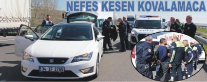 Ehliyetsiz s�r�c� barikat kurularak yakaland�