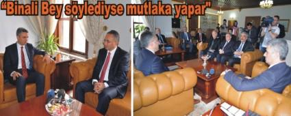 BAKAN YARDIMCISI CO�KUNY�REK'TEN VAL� BARU�'U Z�YARET