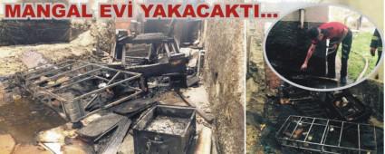 MANGALDAN SI�RAYAN KIVILCIMLAR EV� YAKACAKTI