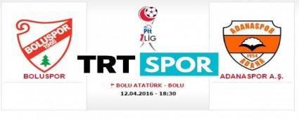 Boluspor-Adanaspor TRT Spor'da