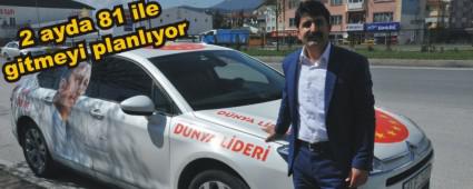 Erdo�an'a destek turuna ��kan �zavc� Bolu'ya ula�t�