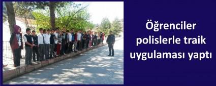 ��rencilere trafik e�itimi