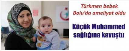 T�rkmen bebek Bolu'da �ifa buldu