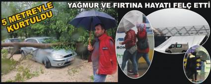 YA�MUR VE FIRTINA HAYATI FEL� ETT�