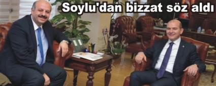 Erco�kun, Bakan Soylu ile g�r��t�