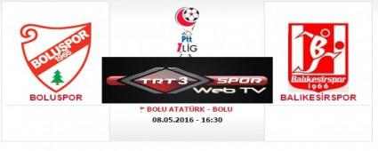 Bolu-Bal�kesirspor TRT Web'de