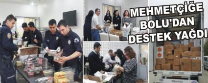 MEHMET���E BOLU'DAN DESTEK YA�DI