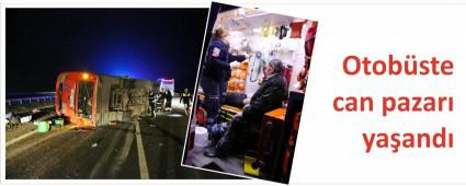Otob�ste 21 ki�i yaraland�