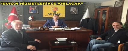 DURAN'DAN DO�ANAY'A VEDA Z�YARET�