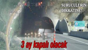 T�nel 3 ay kapal�   
