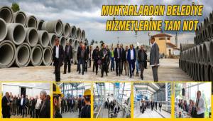Muhtarlar o tesislere hayran kald�