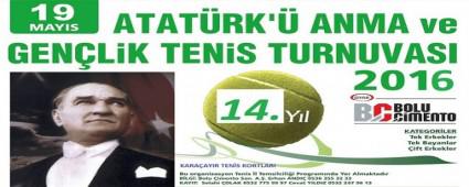 19 May�s Tenis turnuvas� start ald�