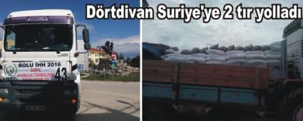 D�rtdivan Suriye'ye 2 t�r yollad�