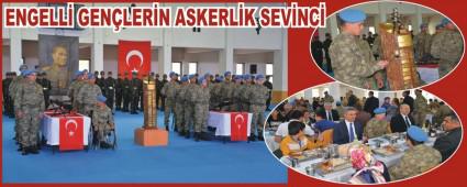 Engelliler bir g�nl���ne asker oldular