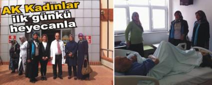 AK Kad�nlardan hasta ziyareti