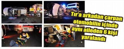 Ailenin 6 �yesi yaraland�