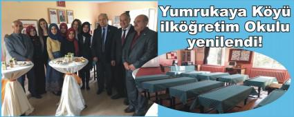 Yumrukaya K�y� ilk��retim Okulu �niversite ��rencileri taraf�ndan yenilendi!