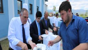 Ba�kan Y�lmaz Kuru�ay Mahallesi sakinleriyle bulu�tu