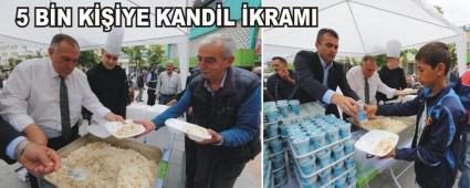 Bolu Belediyesi'nden 5 bin ki�iye kandil ikram�