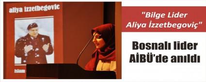 A�B�'de Aliya �zzetbegovi� anlat�ld�