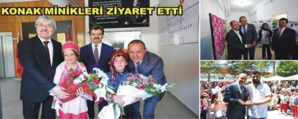 Konak miniklerin y�lsonu etkinliklerine kat�ld�