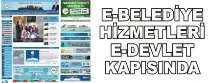 E-Belediye Hizmetleri E-Devlet kap�s�nda