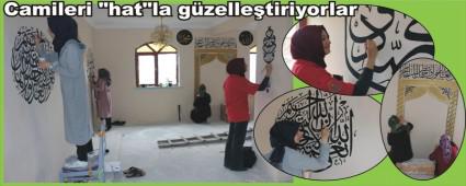 Camileri "hat"la g�zelle�tiriyorlar