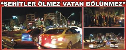 Bolu'da ter�r protestosu