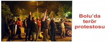 Bolu'da ter�r protestosu