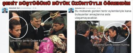 Abdullah G�l'den taziye mesaj�
