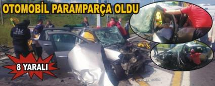 Yeni�a�a kav�a��nda kaza