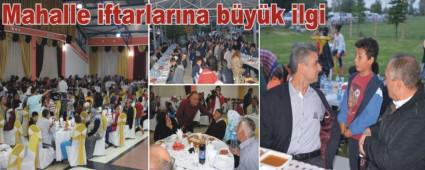 Protokol vatanda�larla iftarda bulu�tu