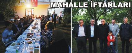 Mahalle iftarlar� devam ediyor