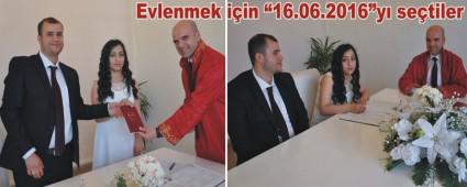 Evlenmek i�in �16.06.2016�y� se�tiler