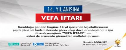 AK Parti'de vefa g�n�