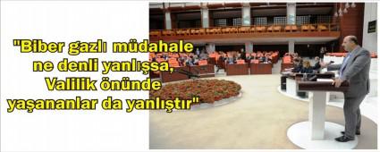 Erco�kun'dan biber gazl� m�dahale yorumu