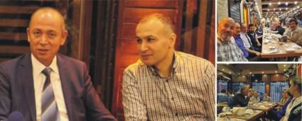 Bolu Bas�n Mensuplar� Cavit Demir'in iftar yeme�indeydi