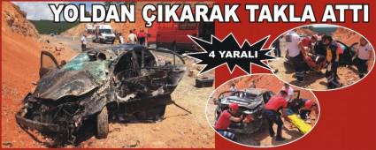 BOLU'DA TRAF�K KAZASI: 4 YARALI