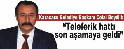 �Teleferik hatt� son a�amaya geldi�
