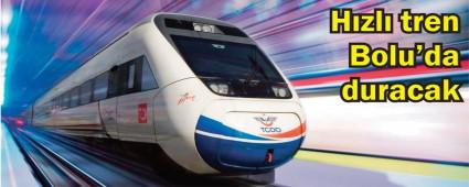 H�zl� tren Bolu'dan ge�iyor