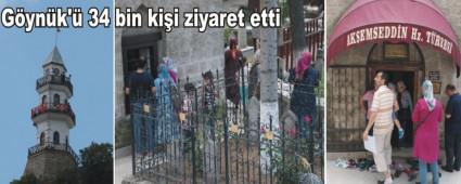 G�yn�k'� 34 bin ki�i ziyaret etti