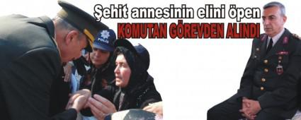 Bolu Jandarma Alay komutan� g�revden uzakla�t�r�ld�