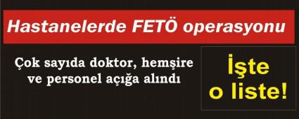 ��TE HASTANELERDE A�I�A ALINAN �S�MLER!