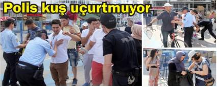 Meydanda yo�un g�venlik �nlemi