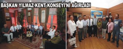 BA�KAN YILMAZ KENT KONSEY�'N� A�IRLADI