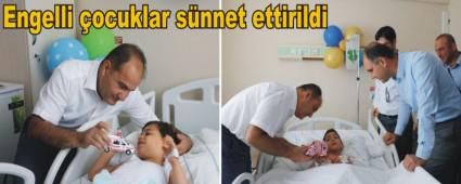 Engelli �ocuklar s�nnet ettirildi