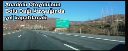 Yol 3 g�n trafi�e kapat�lacak